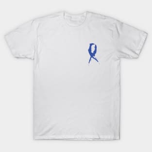 Blue Awareness Ribbon T-Shirt